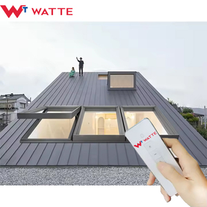 Villa House Tetto aperto motorizzato con doppi vetri vetrati per tetto luce elettrica Auto apertura del lucernario del finestrino del tetto - Product Image 3