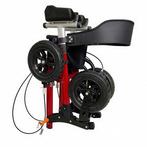 Aide à la marche légère à 4 roues avec siège pliable pour un déplacement optimal. - Product Image 3