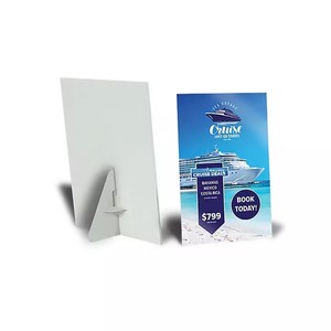 热卖直销打印柜台卡便宜的桌子展示 - Product Image 3