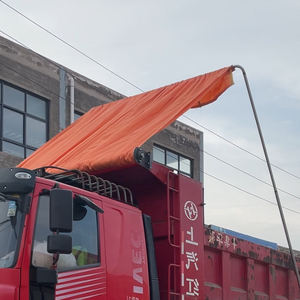 Bâche en toile cirée robuste, rétractable rapidement, écologique, anti-poussière et imperméable pour chantier Actros – Nouveauté - Product Image 3