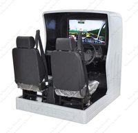 Vente en Gros Simulateur de Conduite Apprentissage Simulateur de Conduite Automobile Deux Places avec Écran Unique