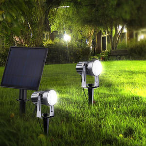 Projection LED solaire RVB super lumineuse OneTwo IP65 étanche lumières de jardin 12 heures d'utilisation extérieure pour les allées de paysage de cour - Product Image 5
