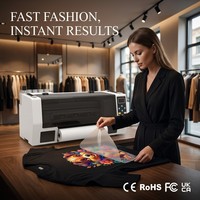 Printer DTF Resolusi Tinggi KECAI, Warna Cerah Tanpa Sambungan, Tahan Air, Tahan Lama, Peralatan Pakaian, Kualitas Profesional Canggih CMYKW