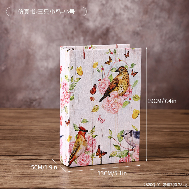 2820Q-01 หนังสือจำลอง - นกน้อยสามตัว - ขนาดเล็ก