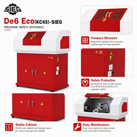 Tour de banc CNC miniature SIEG De6 Eco (KC6S) basé sur PC, 1000W, MT3, 4 outils, pour laboratoire, éducation et équipement de fablab