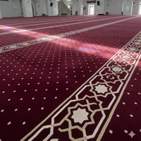 Tapis de prière sur mesure pour mosquée et église, moquette murale économique et durable pour salle de prière musulmane, rouleau de tapis de mosquée pas cher