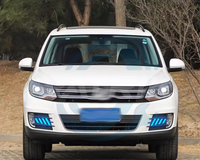 Vws Tourans 2004 Passats B6 Phare Drl Feux Diurnes Led Feux Diurnes Brouillard Conduite Lampe Clignotants