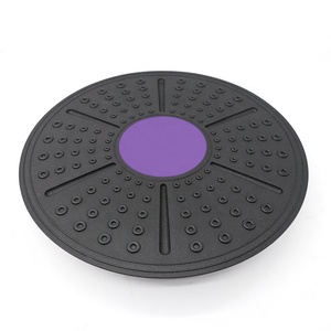 Custom Logo High Quality Plastic Round Exercise Fitness Stability Trainer Wobble Yoga Twisting Workout <strong>Balance</strong> Board - Product Image 1