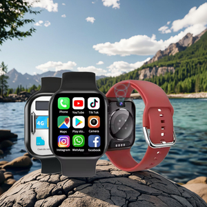 Nuovo <span class=keywords><strong>Smartwatch</strong></span> Android 4G per Uomo, Display IPS da 2,02 Pollici, <span class=keywords><strong>WiFi</strong></span>, GPS, Bussola, Monitoraggio Frequenza Cardiaca, Slot SIM, Fotocamera, IP68, Controllo Remoto, Magnetico - Product Image 2