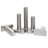 Dong Ji Boulons en T à moitié filetés DIN931 Zinc Grade 12.9 Vente en gros à chaud Tournevis d'implant Boulon à écrou hexagonal pour l'assemblage de navires