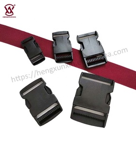 Hebilla de cinturón de Liberación lateral rápida de plástico Hebillas de cinturón de correa de liberación deslizante ajustable de plástico para accesorios de bolsa de mochila - Product Image 4
