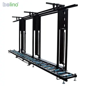 Cabide de parede de elevação automática, cabide para montagem de porta e janela de construção de concreto