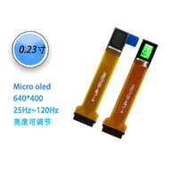 Módulo de Pantalla OLED Pequeña de 0.23 Pulgadas, 640*400, 39 Pines, Interfaz MIPI+I2C, 300~5000c/D