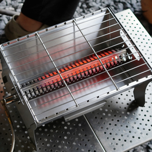 Outdoor Camping Stainless Steel Flat Pack Smokeless Gas <strong>BBQ</strong> Grill Portable Folding Barbecue <strong>Fire</strong> <strong>Pit</strong> - Product Image 2