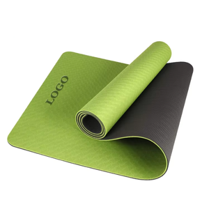 2025 Fábrica al por mayor Antideslizante Logotipo personalizado TPE Impreso Arco Yoga Mat Respetuoso con el medio ambiente Durable Disponible 6mm 8mm - Product Image 1