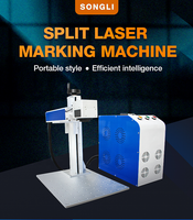 Machine de marquage laser à fibre portable Songli Orange à prix réduit, imprimante 3D 10W 20W 30W 50W