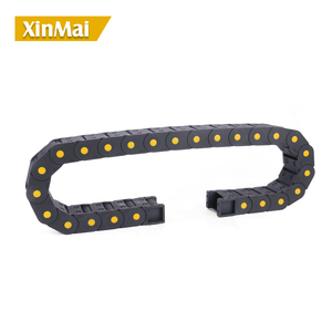 Cadena portacables de nailon de plástico totalmente cerrada Serie 25, flexible, para herramientas, sin ruido - Product Image 5