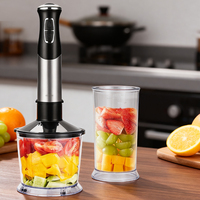1000W Fruit- en groentemolen, handmatige staafmixer, multifunctionele elektrische blender van roestvrij staal