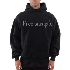 גברים 100% כותנה לוגו מותאם אישית ריקה ריקה הכתף להדפיס קפוצ 'ונים מותאם אישית pullover בגודל בינוני לגברים - Product Image 1