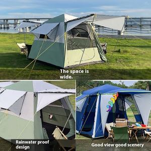 Presa di fabbrica tenda <span class=keywords><strong>da</strong></span> <span class=keywords><strong>campeggio</strong></span> esterna 2-in-1 protezione solare portatile con baldacchino automatico per famiglie - Product Image 4