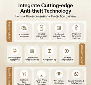 चीन निर्माता लक्जरी इंटीरियर घर और कार्यालय सुरक्षा यांत्रिक सुरक्षित बॉक्स, उच्च अंत आवासीय या पेशेवर सेटिंग्स के लिए - Product Image 4
