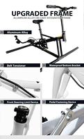 Vélo aquatique gonflable de haute qualité 2026, équipement de sport nautique, pontons en PVC, bateaux à pédales flottants