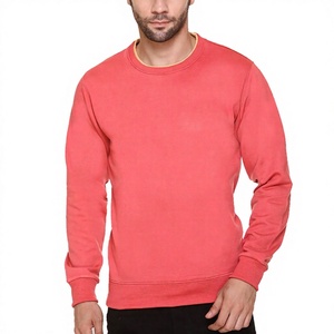 เสื้อสเวตเชิ้ตคอกลมลำลองสำหรับผู้ชาย สีพื้น ผ้าถัก แขนยาว ทรงปกติ ใส่ได้ในฤดูใบไม้ร่วง - Product Image 1