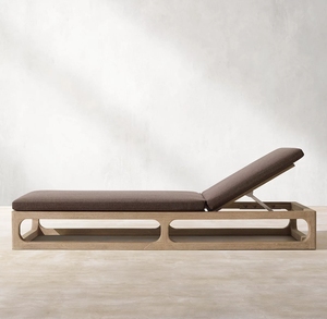 Ghế Dài Chống Nắng Cho Bể Bơi Bán Chạy Nhất Ghế Dài Chống Nắng Bằng Gỗ Tếch Ghế Dài Có Đệm Chống Thấm Nước - Product Image 3