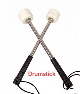 Baquetas y Mazos de Percusión de Acero Inoxidable Blanco al por Mayor con Logotipo Personalizado - Herramientas de Percusión Profesionales para Banda, Fabricante OEM - Product Image 1