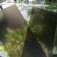 2mm 4mm 8mm Feuille givrée en polycarbonate coloré fumé Policarbonato Planchas pour vitrage de toiture