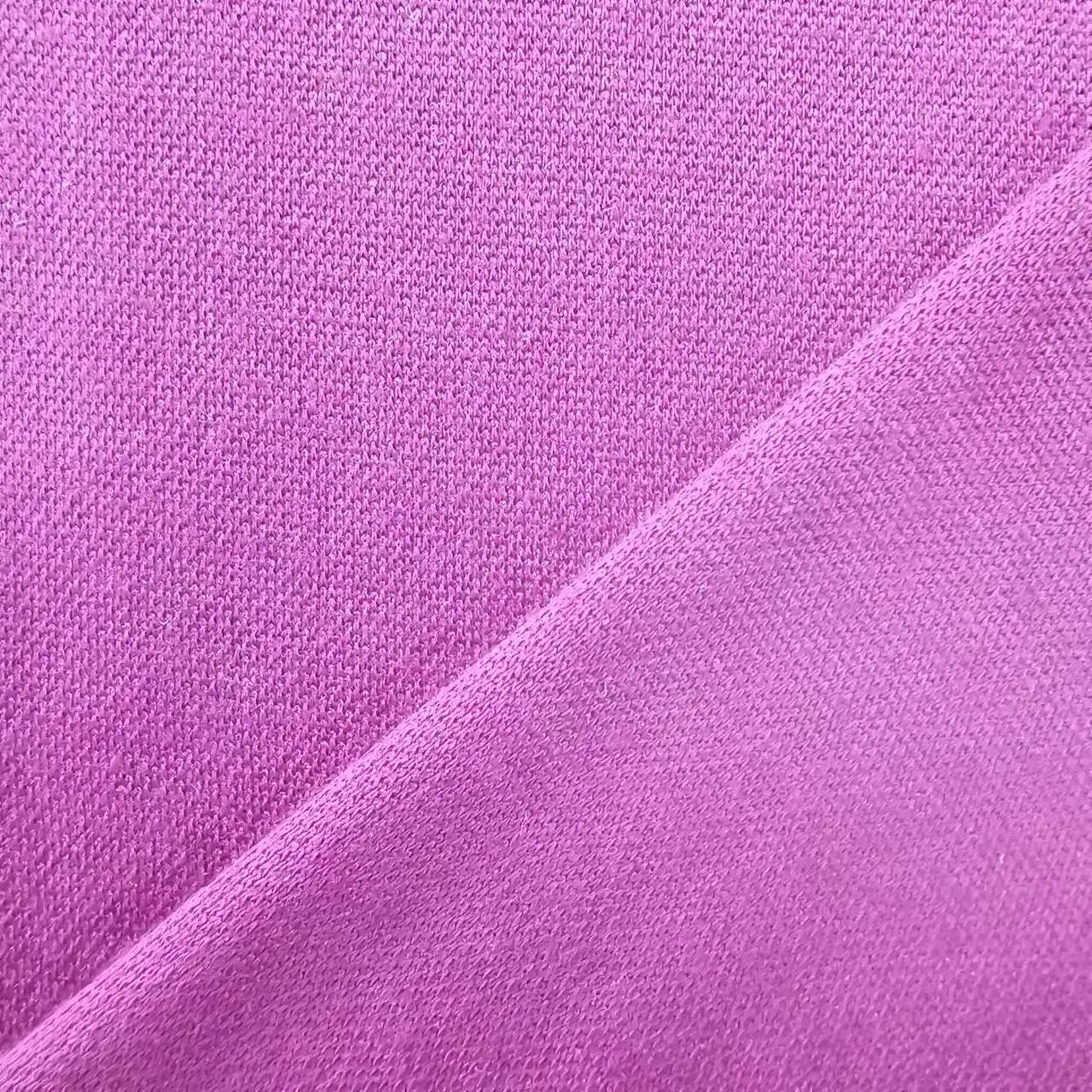 중국 공장 단일 니트 일반 기술 스타일 패턴 무게 의류 셔츠 Lenzing 모달 및 재활용 폴리 에스터 직물