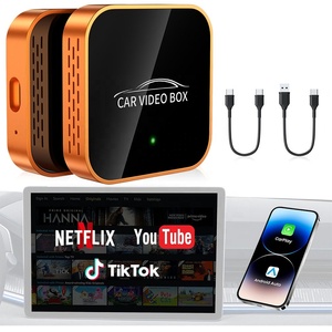 Nuovo Modello Mini Box Video Carplay Android 2+16GB QCM2290 con App Youtube Netflix per Auto, Compatibile con iPhone iOS e Android OS 2019- - Product Image 1