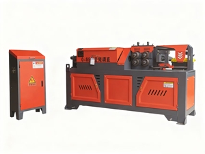 Hoge snelheid automatische wapeningstaalstaaf spoel draadricht- en snijmachine met servomotor - Product Image 4