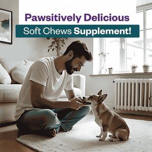 Suplemento de Glucosamina y Condroitina para Perros - Masticables Blandos Sin Granos de Rápida Absorción para Aliviar el Dolor de Cadera y Articulaciones - Product Image 2