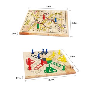 Hai bên bảng xúc xắc đặt <span class=keywords><strong>Ludo</strong></span> Hội Đồng Quản trị trò chơi bằng gỗ rắn và thang Hội Đồng Quản trị vui vẻ trò chơi du lịch kinh doanh kết hợp chơi <span class=keywords><strong>game</strong></span> - Product Image 2
