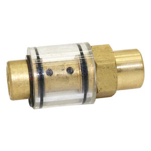 Vanne de retour d'huile transparente tout en cuivre, vis G1/8, pièce de compresseur d'air, verre de visualisation - Product Image 4