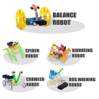 Juguete STEM en Oferta, Juguetes Robóticos Científicos 10 en 1, Juguetes de Ensamblaje de Robots Motorizados, Kit Educativo STEAM para Niños