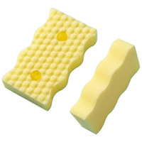 Éponge magique ondulée colorée en mélamine avec savon intégré, jetable et réutilisable, pour la maison et la cuisine