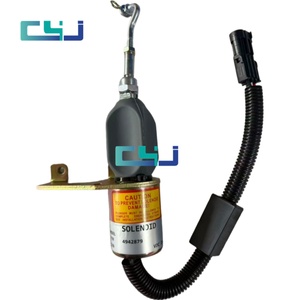 Électrovanne d'extinction de flamme diesel 6735-81-9140 pour excavatrice Komatsu PC250 Bosch Cummins – Pièces de génie mécanique - Product Image 4