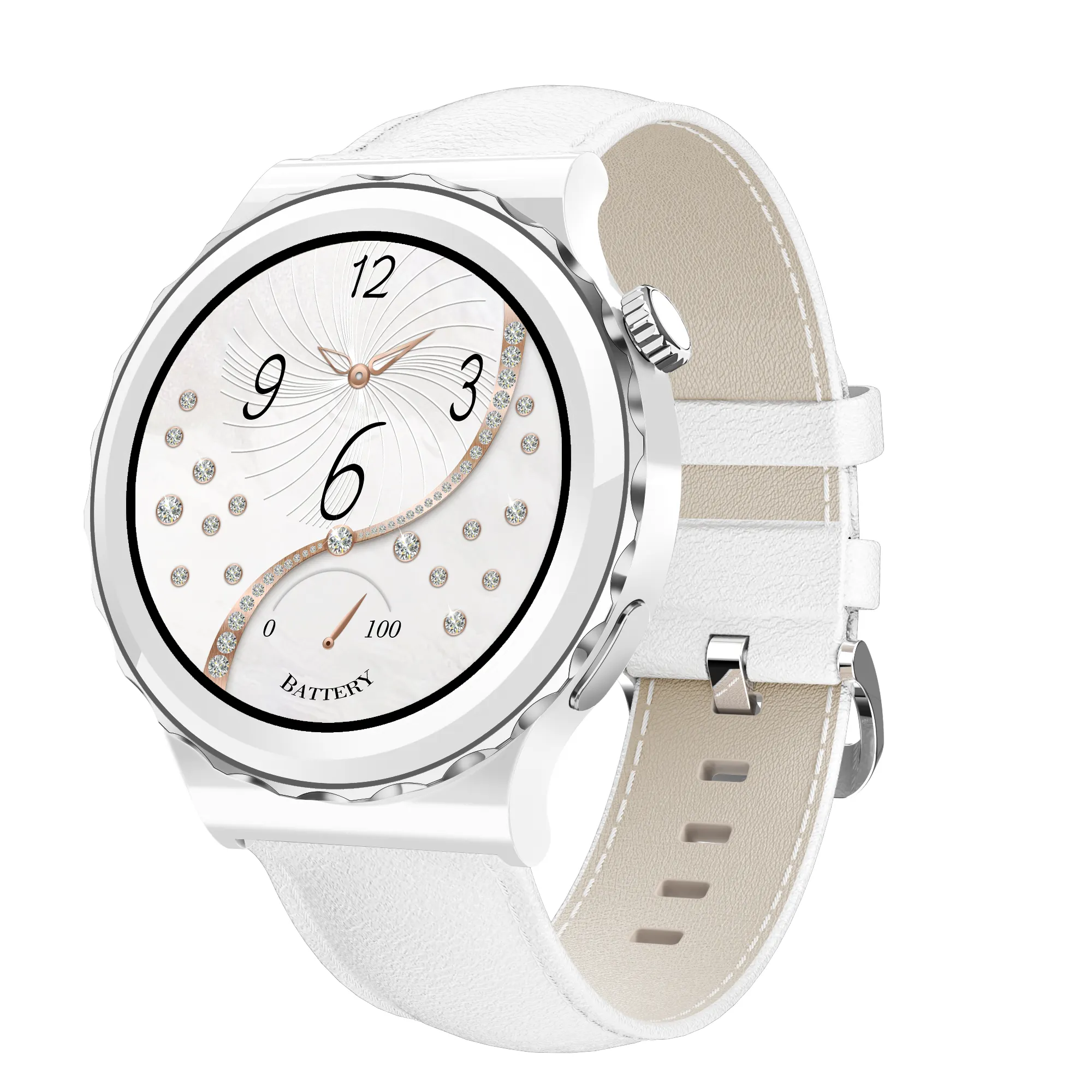 Reloj inteligente para mujer 2024, pulsera elegante con doble llamada BT, reloj inteligente Alipay Wechat, pago, control del ritmo cardíaco, reloj inteligente E23