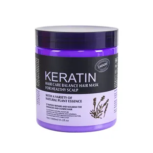 Бесплатные образцы кератиновых масок для волос, лечение лаванды, органический восстановление коллагена, профессиональная салонная протеиновая маска для волос