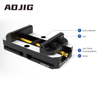 ZPP CV255125 Zero Point Clamping Manual Vise 20KN Gaya Penjepit Tinggi Kekakuan Tinggi Pengubahannya Cepat Perlengkapan CNC