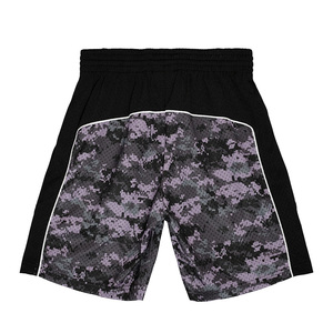 Pantalones Cortos de Baloncesto de Camuflaje para Hombre, con Franja Lateral, Cintura Elástica, Transpirables, de Poliéster Tejido, Estilo Casual - Product Image 4