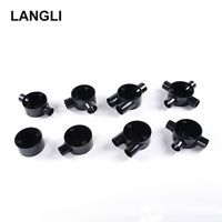 Accessoires de câblage électrique avec boîtier de commande en PVC pour caméras de vidéosurveillance, tailles 16 mm, 20 mm, 25 mm