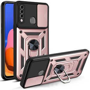 Custodia per telefono con supporto ad anello per <span class=keywords><strong>Samsung</strong></span> con finestra scorrevole per fotocamera <span class=keywords><strong>Cover</strong></span> di protezione completa per <span class=keywords><strong>Samsung</strong></span> A16 A06 A14 A20 <span class=keywords><strong>A20S</strong></span> S24 Ultra - Product Image 5