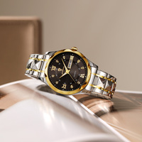 Montre pour homme Gohuos 8801, design minimaliste, cadran romain, acier inoxydable, aiguilles lumineuses, étanche 30 m, montres tendance