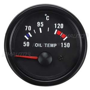 Kit de Medidor de Temperatura de Aceite Universal para Automóvil de 2 Pulgadas y 52 mm, Pantalla LED Digital de 12 V, Medidor de Temperatura de Aceite para Automóvil con Sensor de 1/8 NPT - Product Image 2