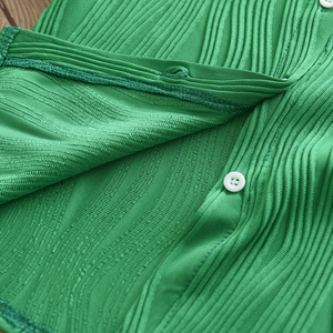 2024 primavera estate Boutique per bambini vestiti per <span class=keywords><strong>bambina</strong></span> gilet bianco verde manica lunga camicia <span class=keywords><strong>Shorts</strong></span> 3 pz abbigliamento moda per bambini - Product Image 4