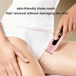 Draagbare oplaadbare 2-in-1 pijnloze elektrische epilator voor gezicht en lichaam & haarverwijderaar voor vrouwen - Product Image 6