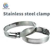 Collier de serrage rapide en acier inoxydable antirouille réglable pour conduites de ventilation industrielles